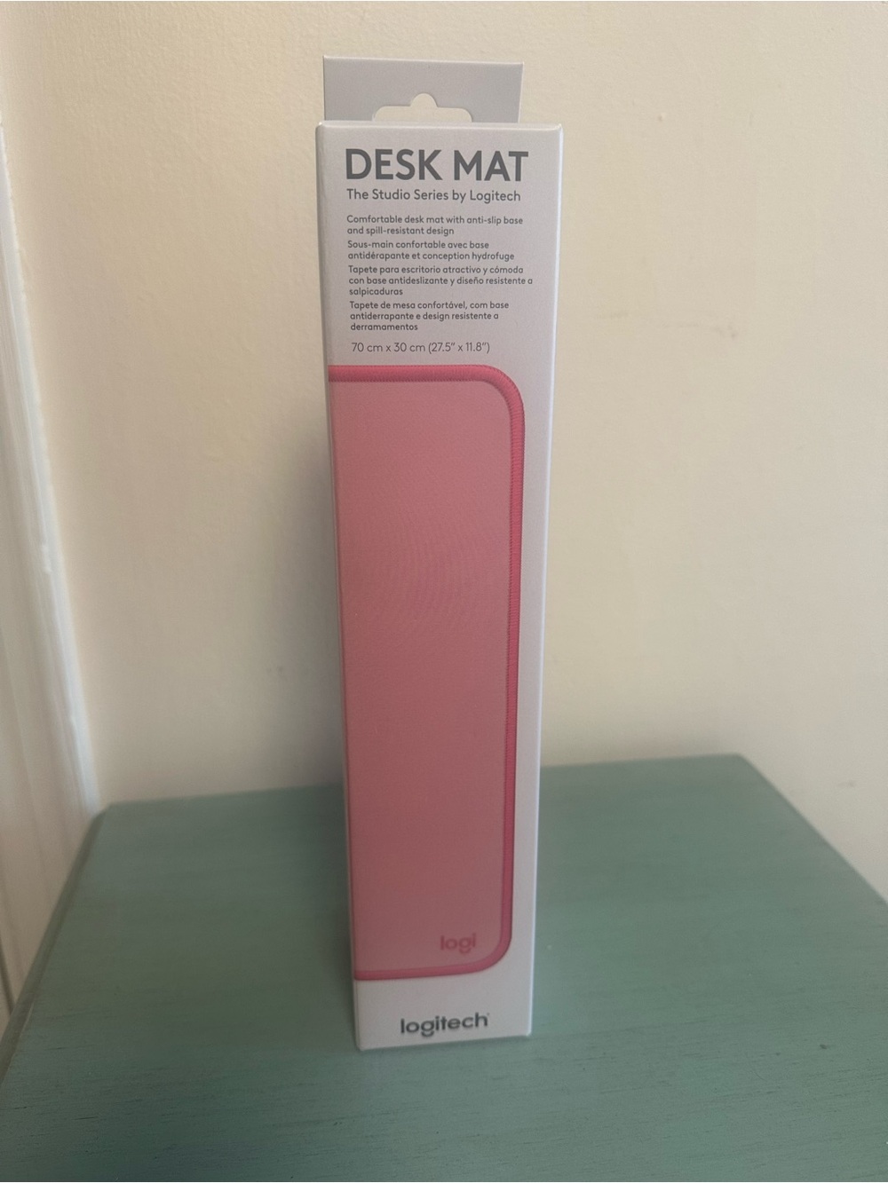 Logitech Pink Desk Mat - Studio Series Slim